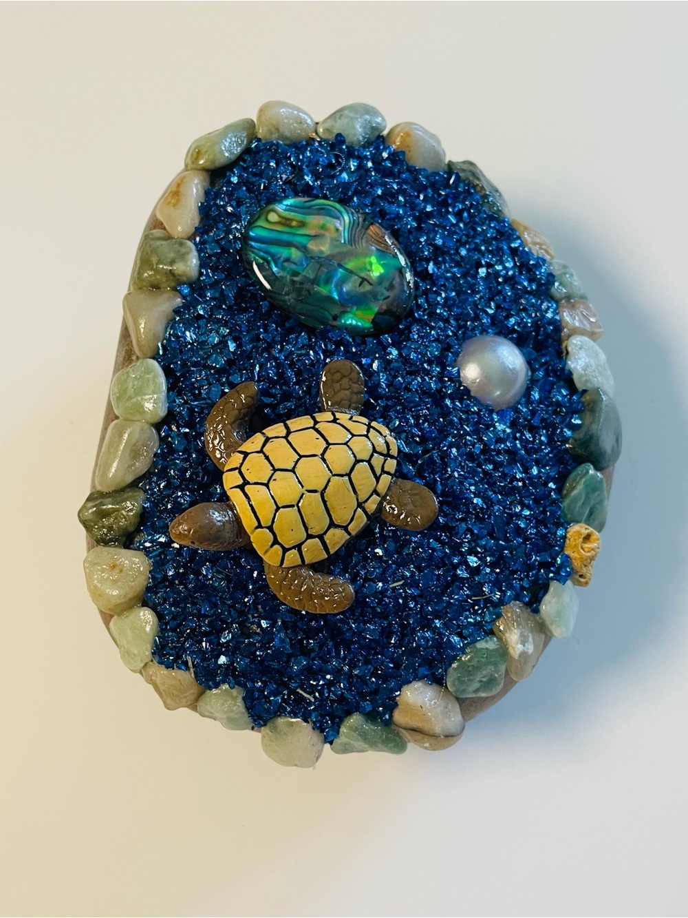River Rock Handcrafted Top Paperweight